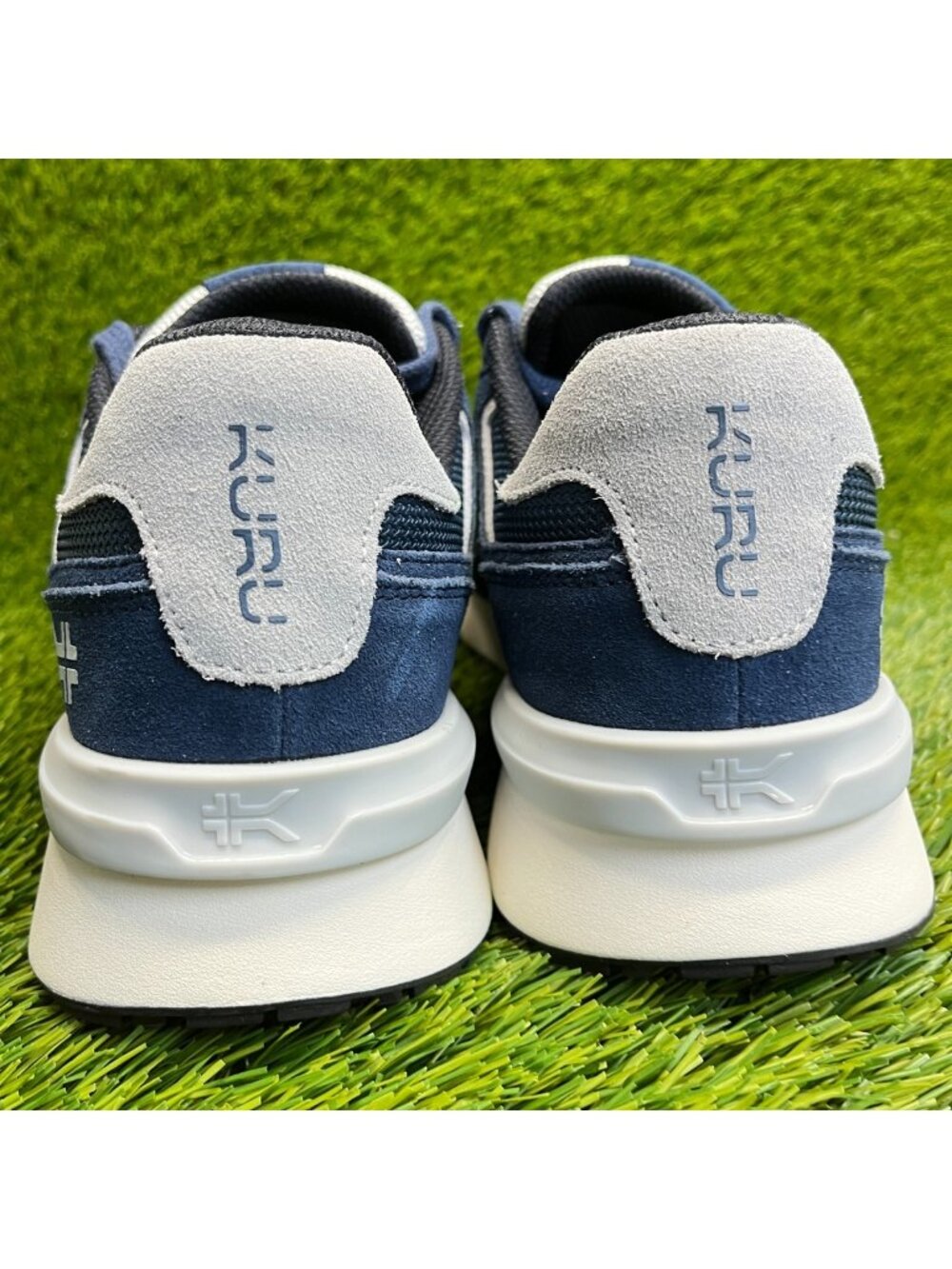 Kuru Apogee Retro Mens Size 9 Blue White Athletic Running Walking Shoes Sneakers